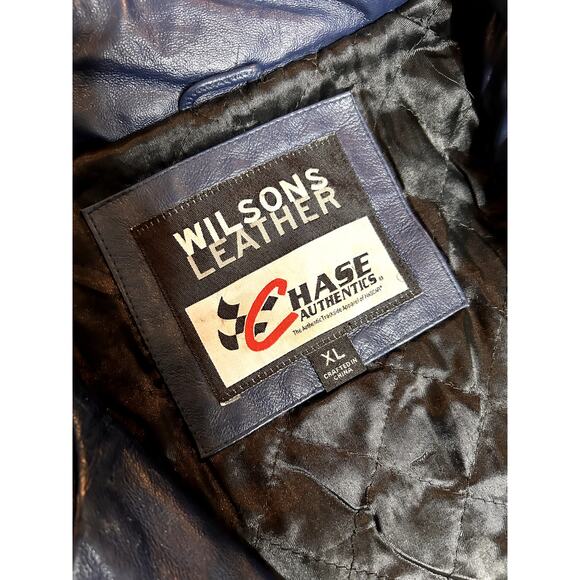 Vintage Nascar Dale Earnhardt Budweiser Racing Leather Jacket - Picture 12 of 13